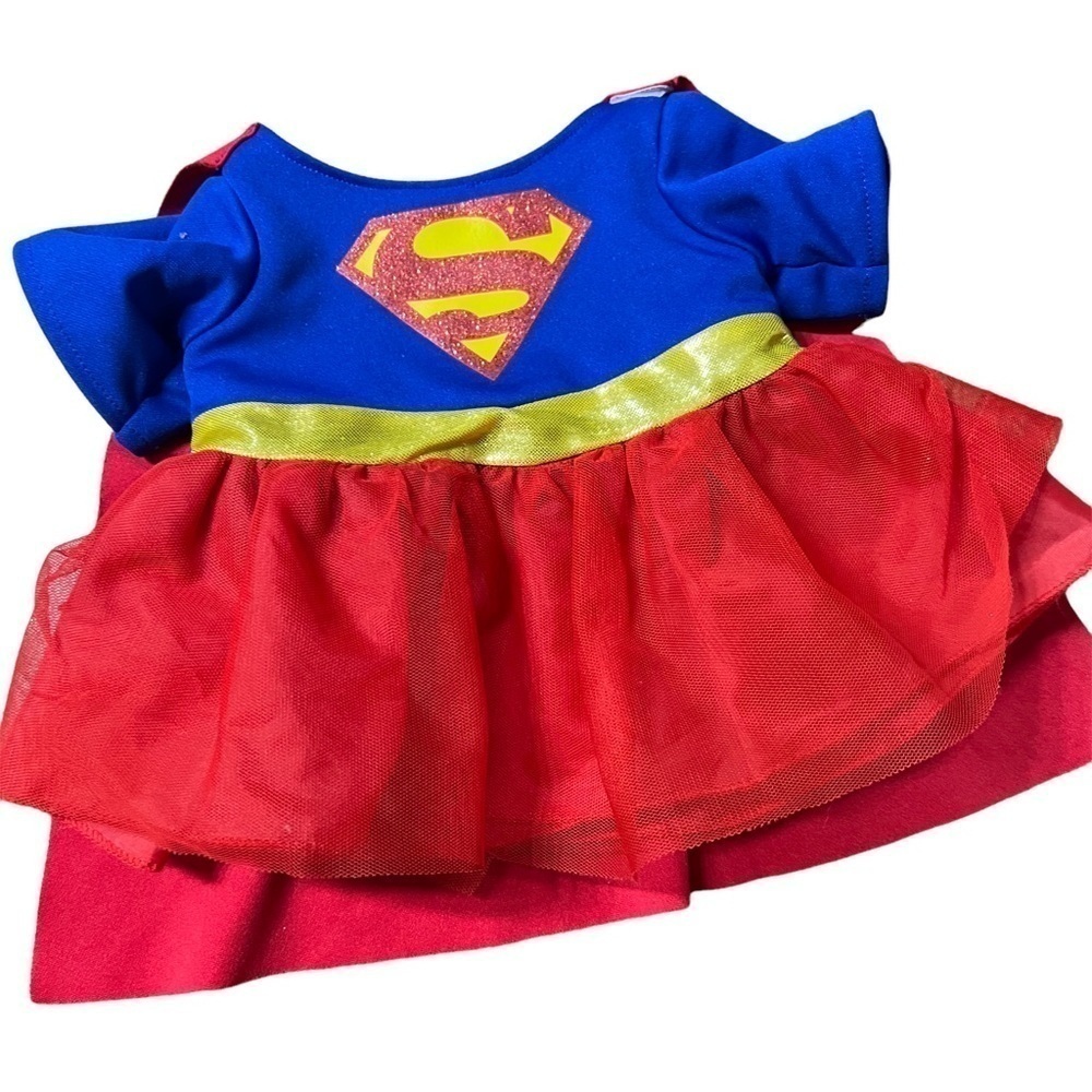 Build a Bear superman tutu dress with cape
